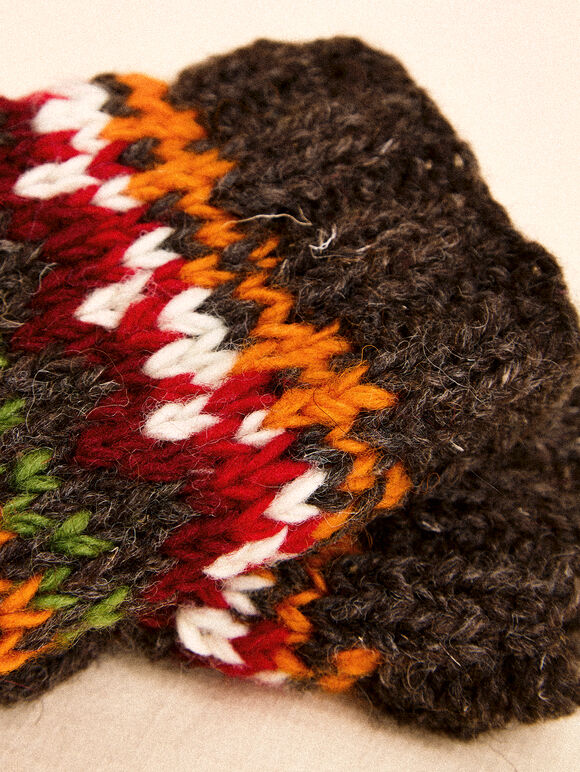 Hand-Knitted Hand Warmers, Assorted, large