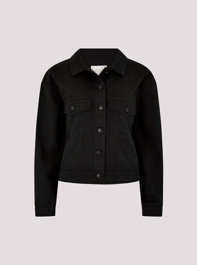 Boxy Twill Jacket