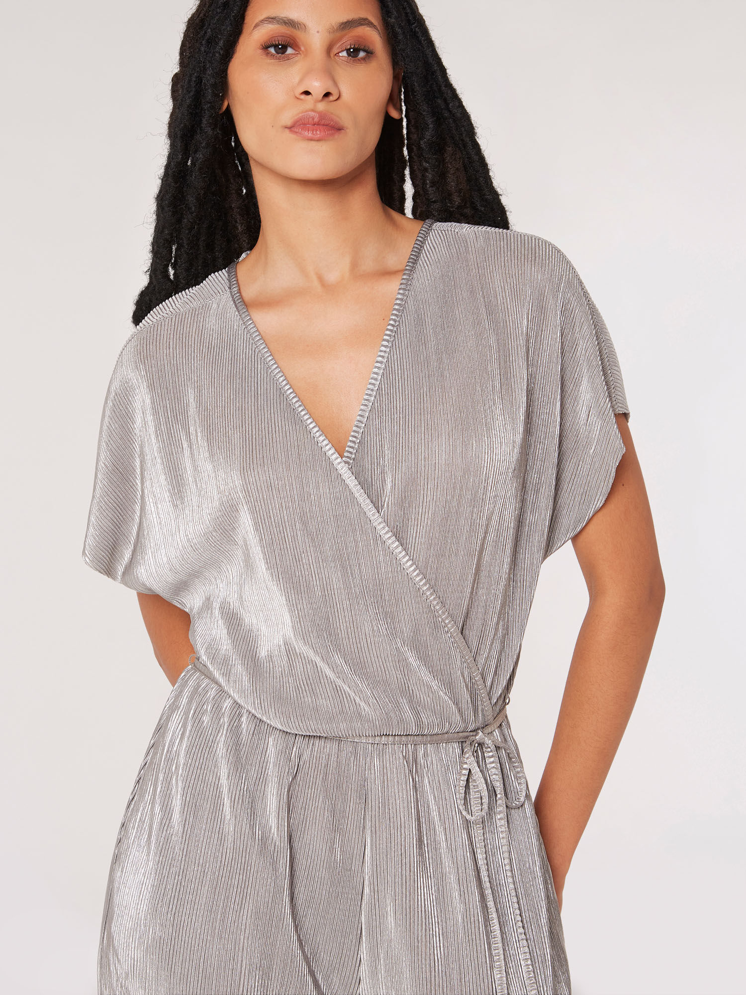 Silver jumpsuit uk hotsell