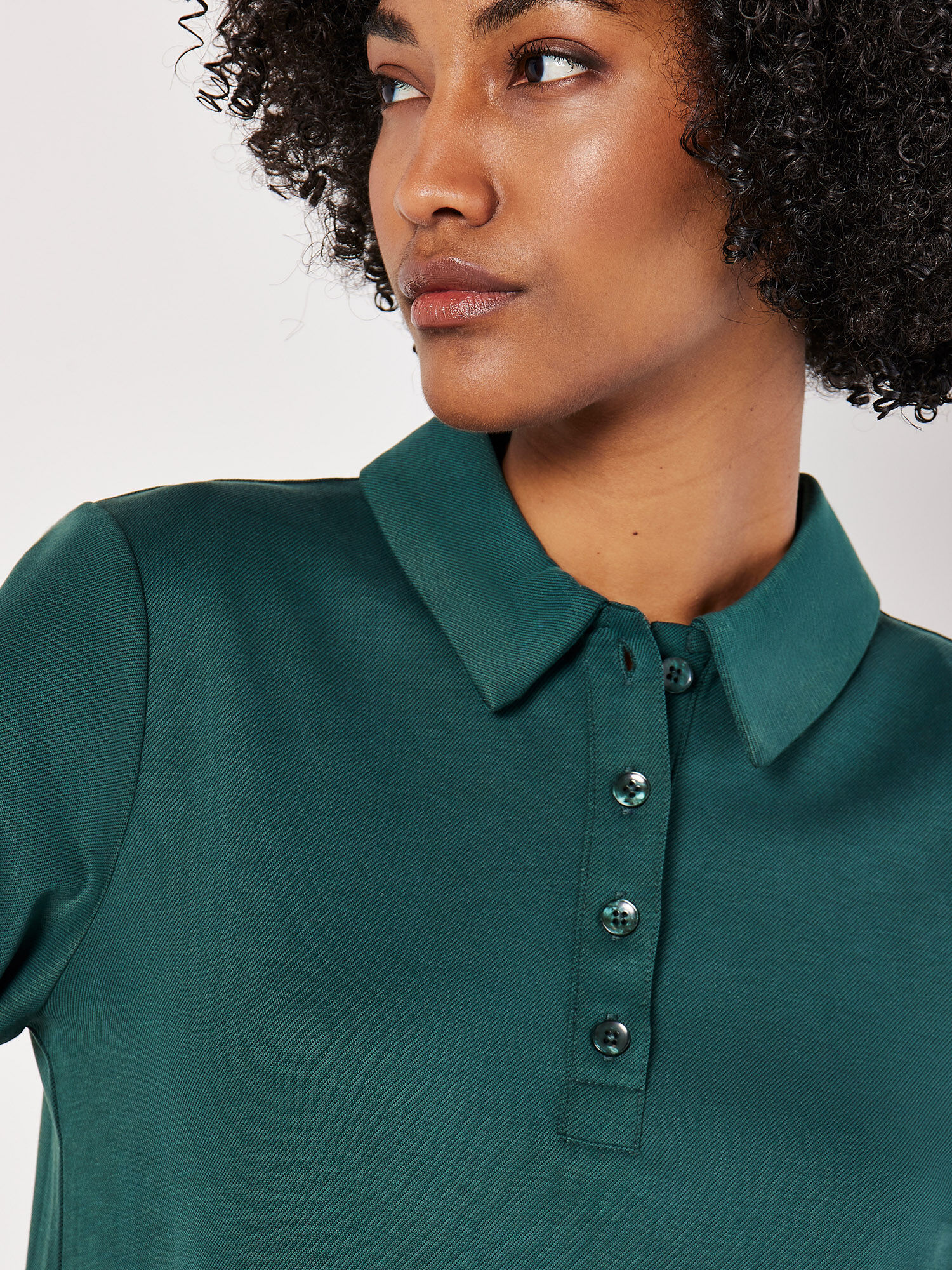 Polo A Line Mini Dress Apricot Clothing