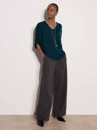 Soft Touch Oversized Batwing Top