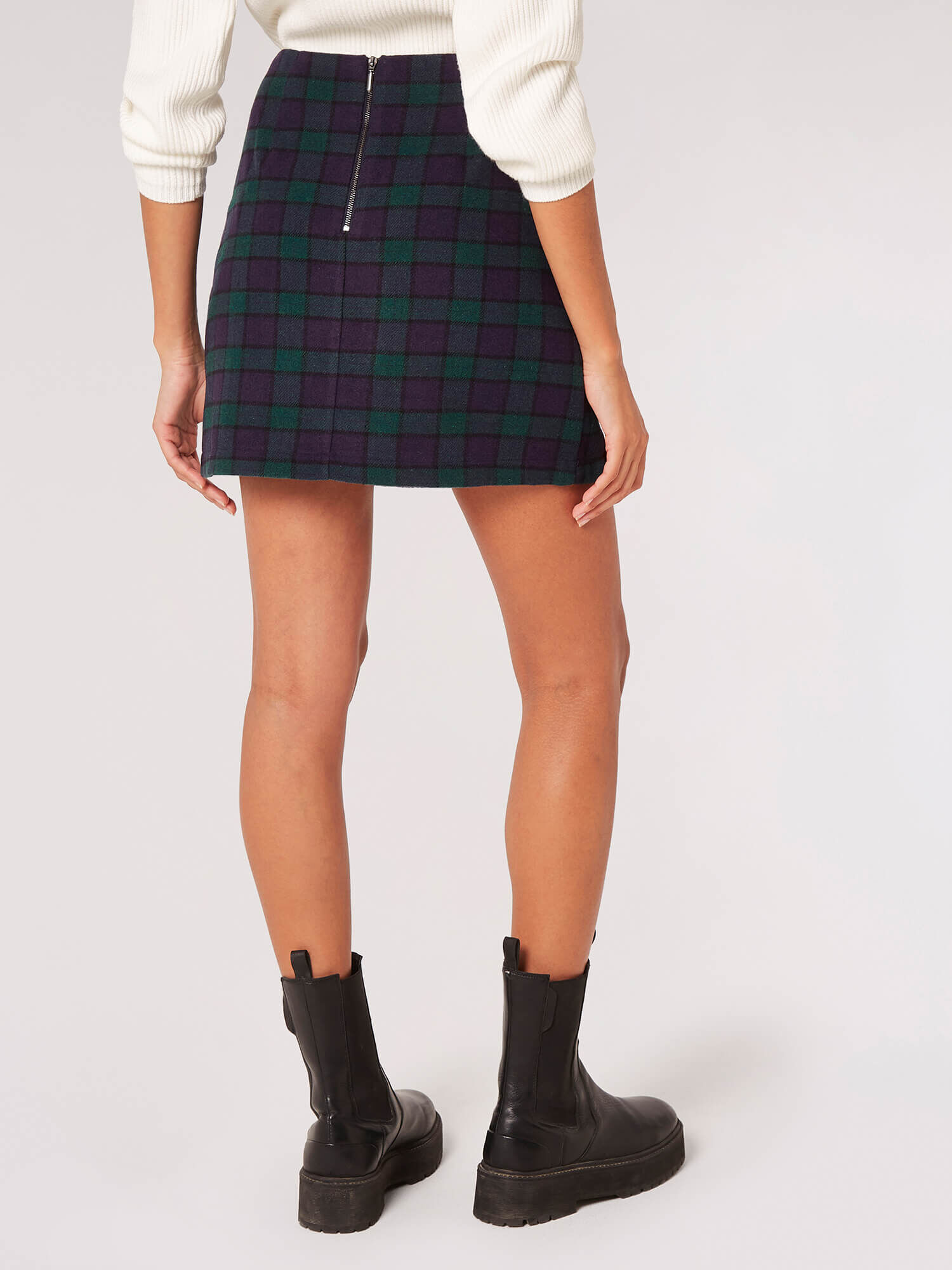 Plaid Mini Skirt