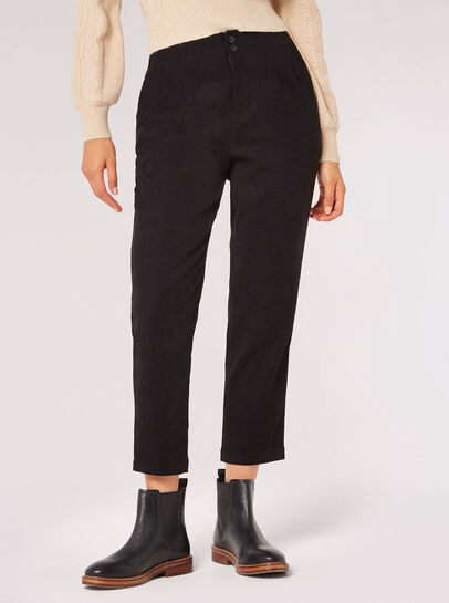 Straight Leg Twill Trousers