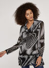 Abstract Mesh Top, Black, large