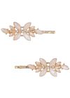 Flower Slide Hair Clips, Stone, large