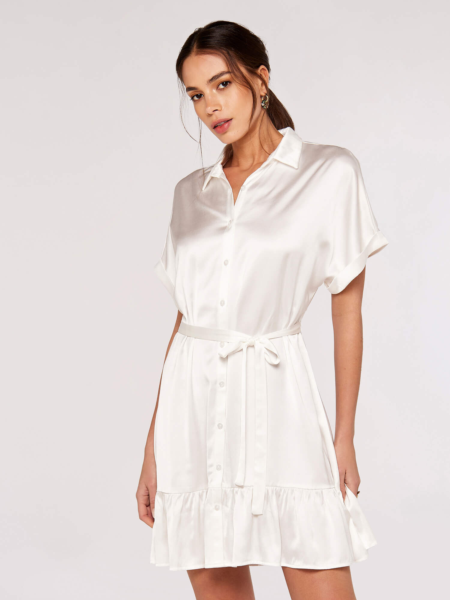 Ruffle blouse dress 2025