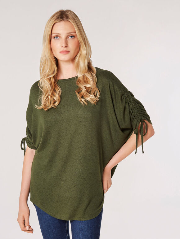 Soft Touch Knitted Top, Green, large