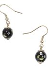 Speckled Sphere Necklace Set, Gold, large