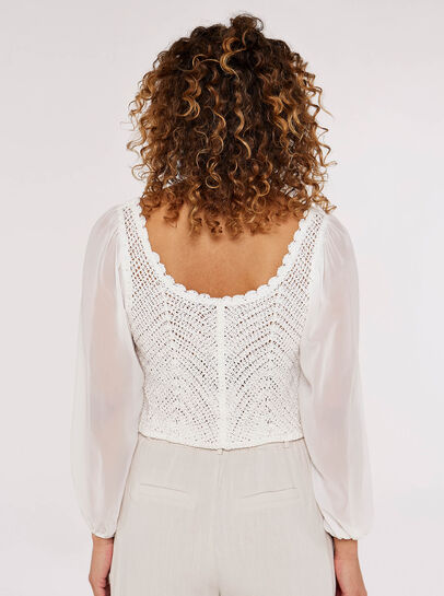 Crochet Crop Cardigan