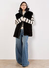 Reversible Oversized Puffer Gilet, Black, large
