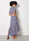 Ditsy Floral Tiered Maxi Dress, Blue, large
