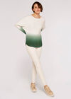Ombre Batwing Jumper, Green, large