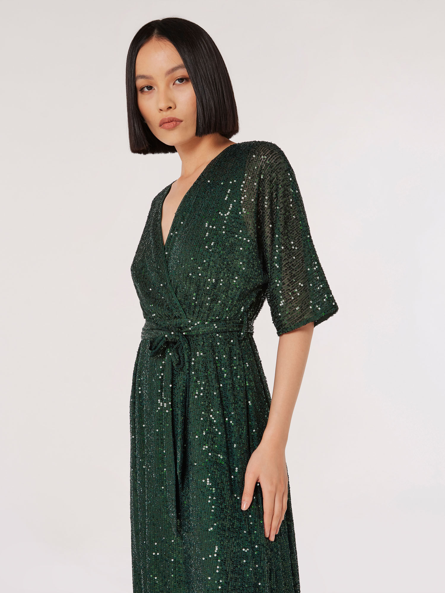 Kimono sale midi dress