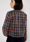 Multicoloured Tweed Jacket, Black, large