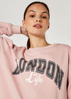 London Life Sweatshirt, Pink, large