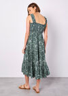 Ditsy Floral Midi Dress, Navy, large