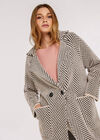 Chevron Fuzzy  Coatigan, Stone, large