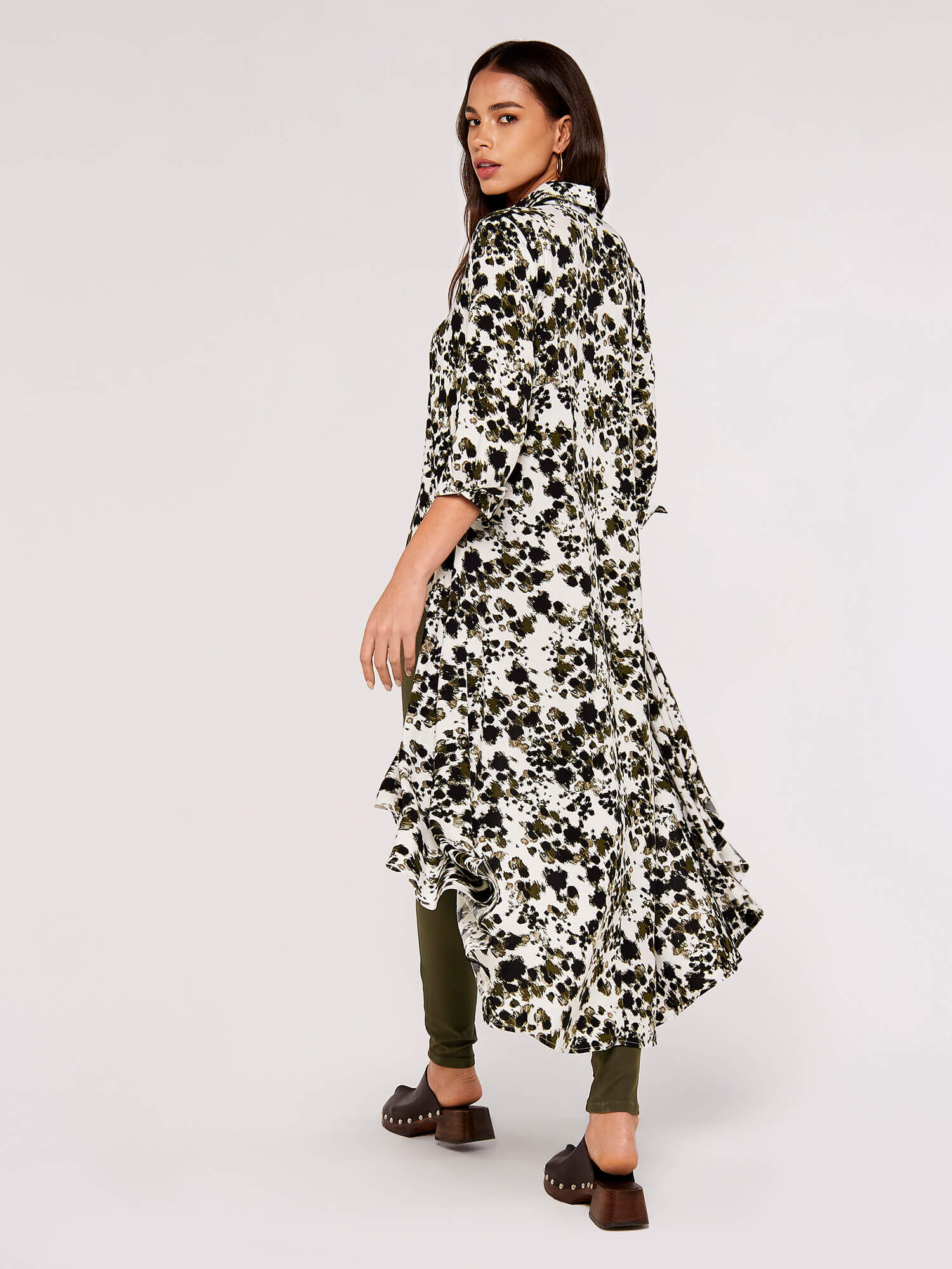 Free people tough hotsell love printed maxi shirtdress