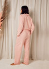 Embroidered Stripe Trouser, Pink, large