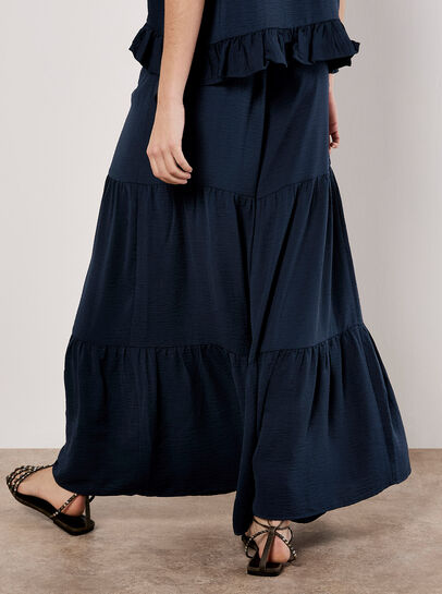 Wide Leg Tiered Trousers