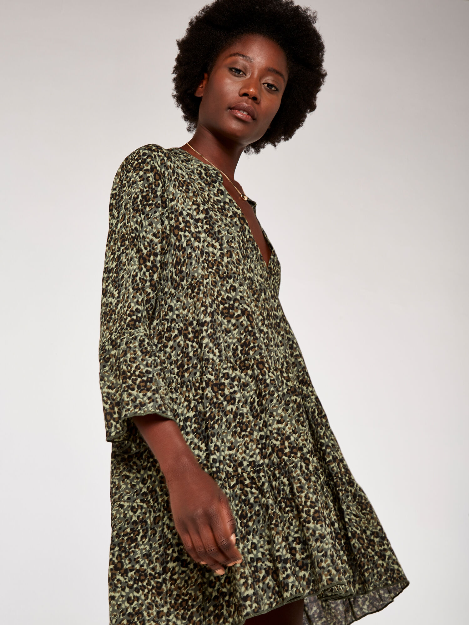 Camo top dress h&m