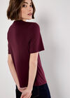 Slim Fit Classic T-Shirt, Burgundy, large