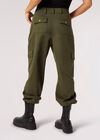 Twill Cargo Trousers, Green, large