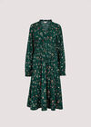 Meadow Floral  Midi Dress, Green, large