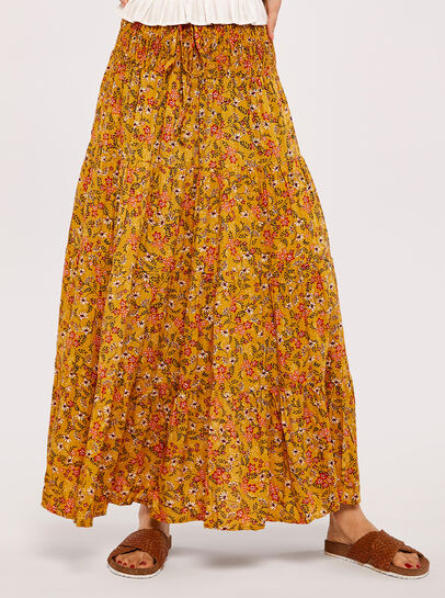 Morris Wildflower Tiered Skirt