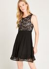 Sequin Top Cutsie Dress, Pink, large