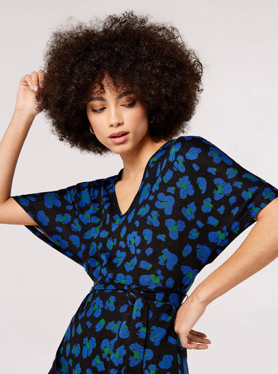 Animal Print Mini Dress