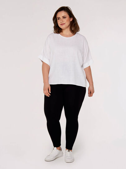 Curve High-Waist Ponte Trousers