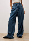 Gabi Wide Leg Jeans, Blue, large
