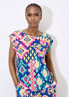 Colour Pop Ikat T-Shirt, Blue, large