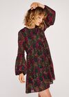 Ditsy Mix Dress, Red, large