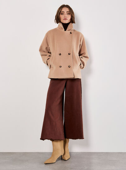 Tailored Short Peacoat Jacket