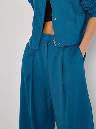 Soft Tailored Wide Leg Trousers