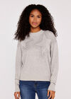 Star Heatsealed Jumper, Grey, large