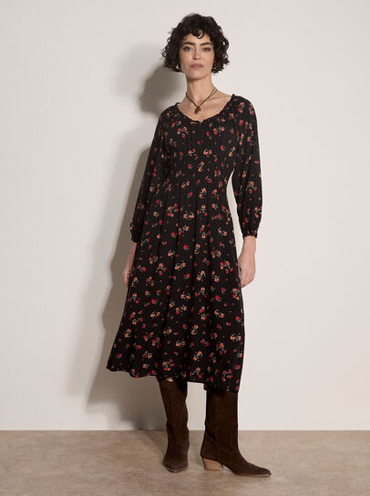 Floral Midi Dress