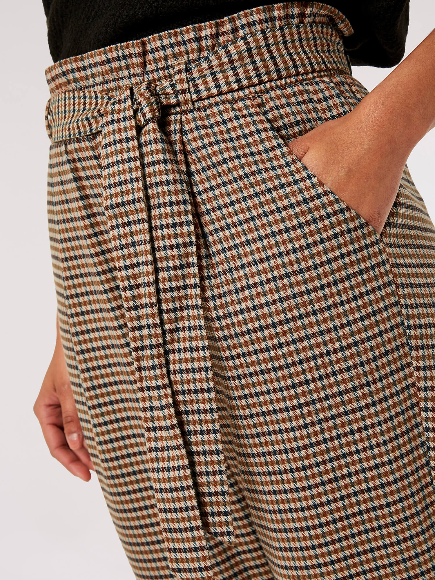 Slim leg new arrivals paperbag trousers