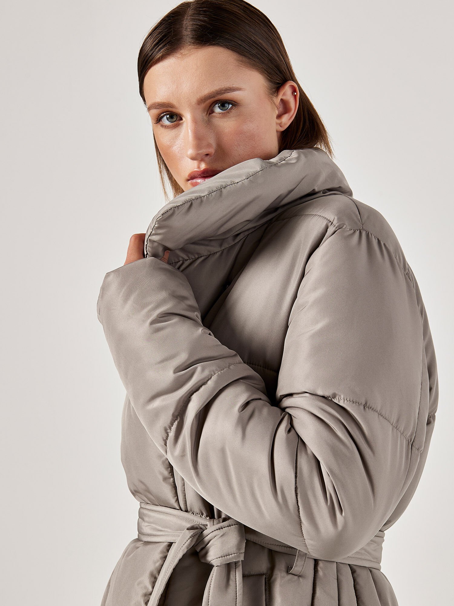 Quilted puffer jacket women deals