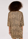 Leopard Print Cocoon Dress, Stone, large