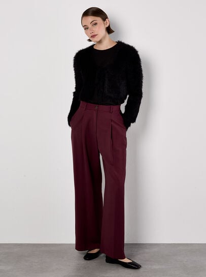 Tailored Wide-Leg Trousers