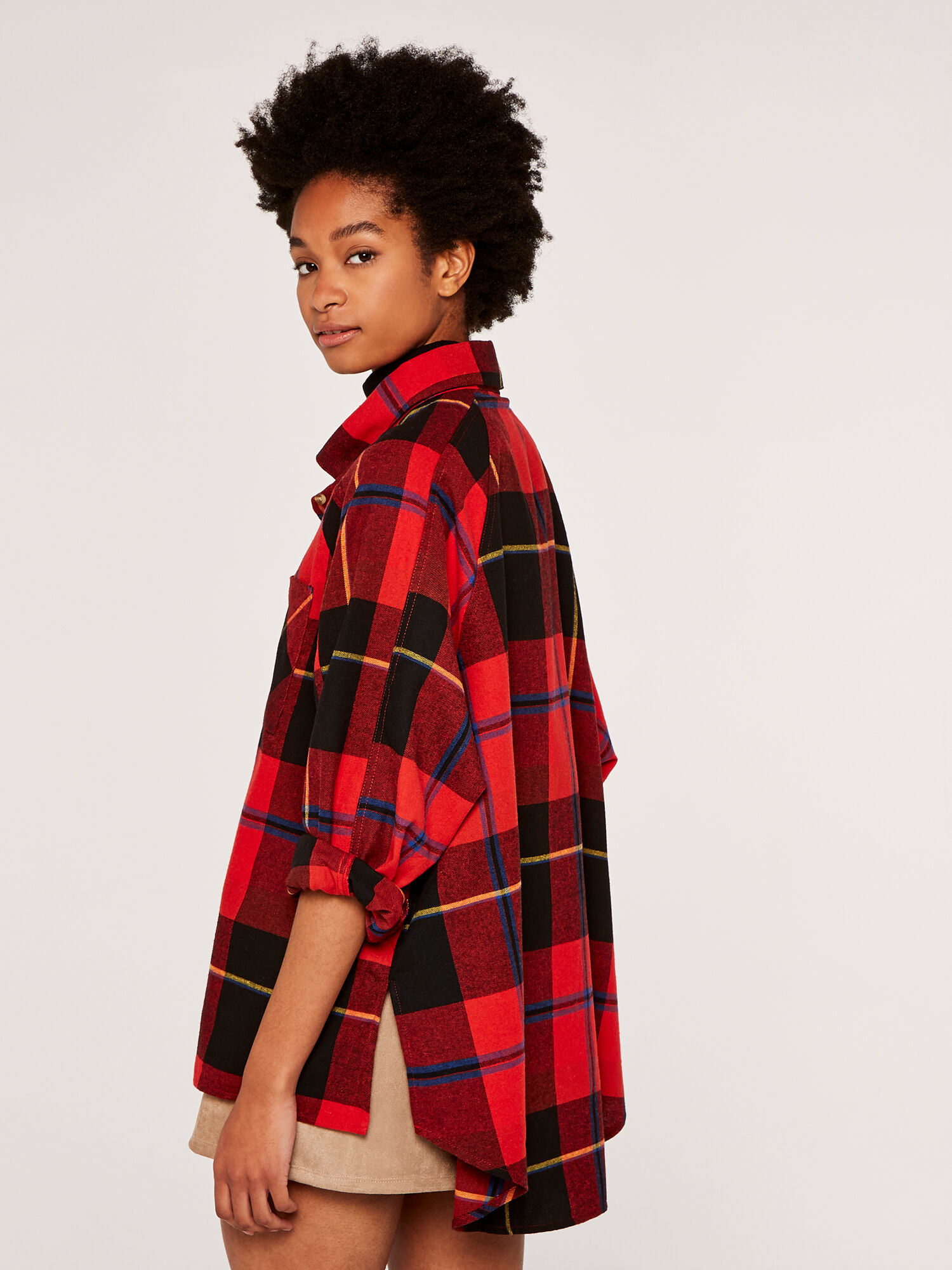 Oversized Plaid Shirt