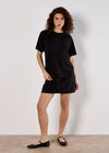 Modal Jersey Basic T-Shirt, Black, large