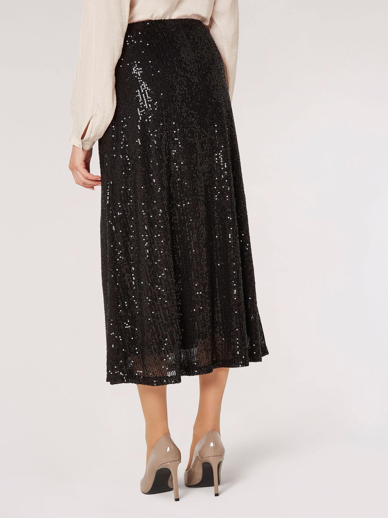 Big sequin midi skirt new arrivals