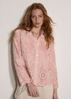 Floral Embroidered Blouse, Pink, large