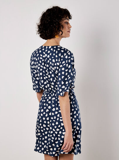 Painterly Hearts Mini Dress