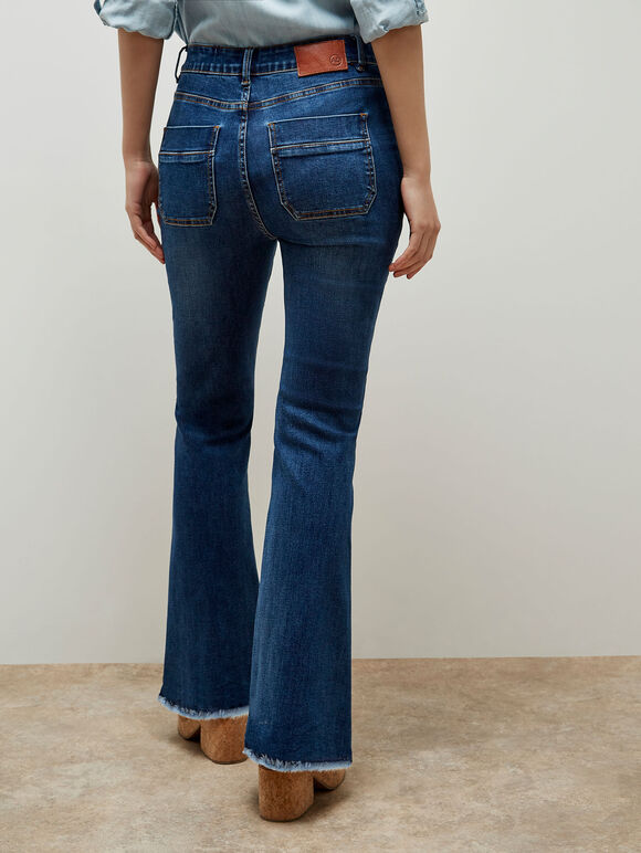 Lucia Retro High-Rise Flare Jeans