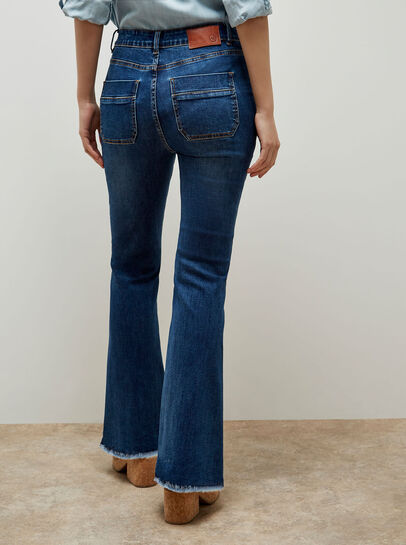 Retro High-Rise Flare Jeans